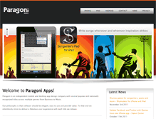Tablet Screenshot of paragoni.com